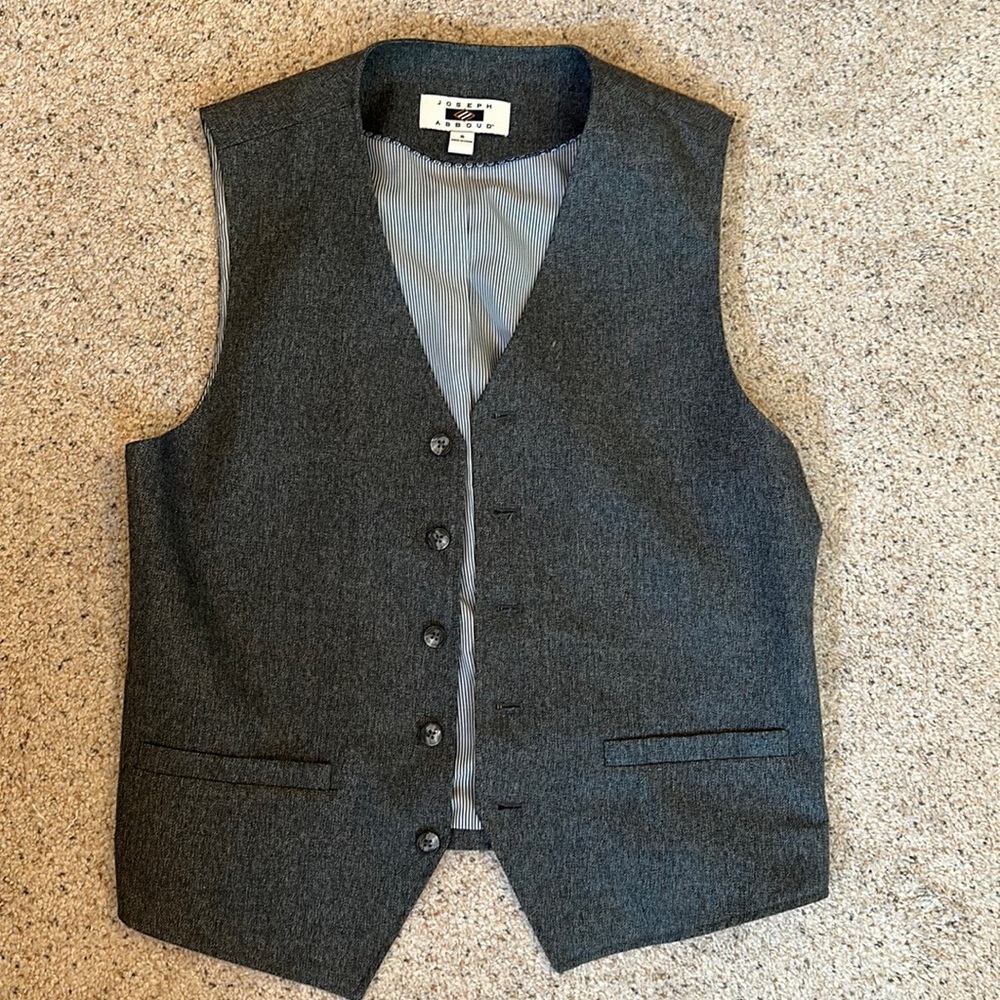 Dress vest lightly used (worn once or twice). From Joseph Abboud.
